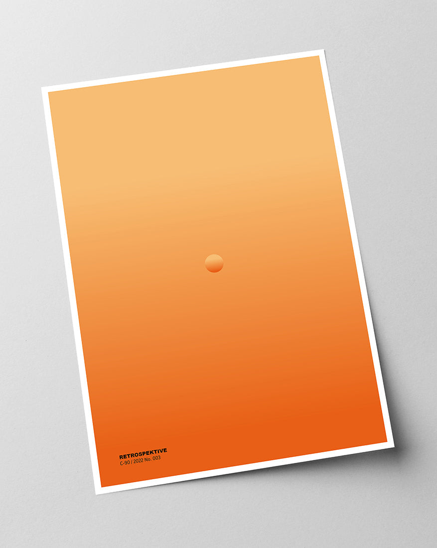 Retrospektive - No. 003 - Kleiner Kreis in Orange