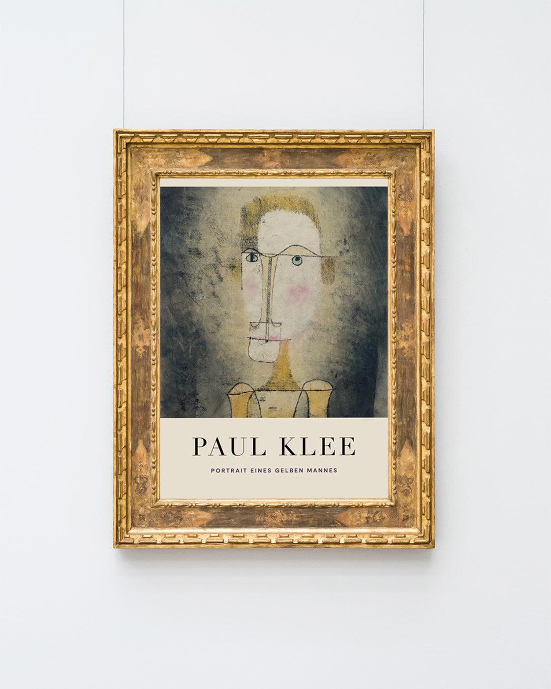 Paul Klee - Museum-Poster Portrait eines gelben Mannes