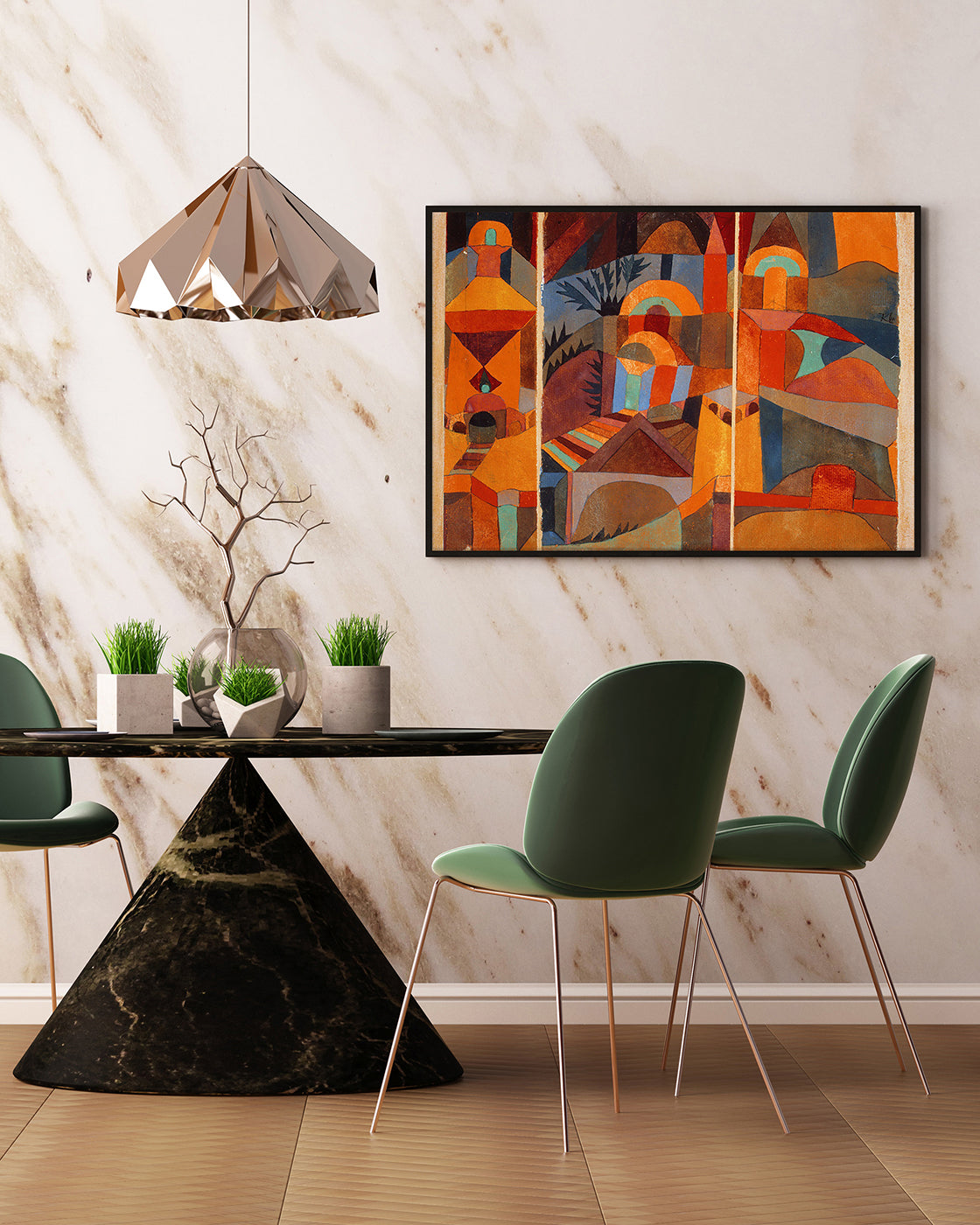 Paul Klee - Tempelgärten (1920)