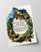 Blumenkranz mit Schmetterlingen