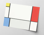 Piet Mondrian - Komposition - Bunte Geometrie