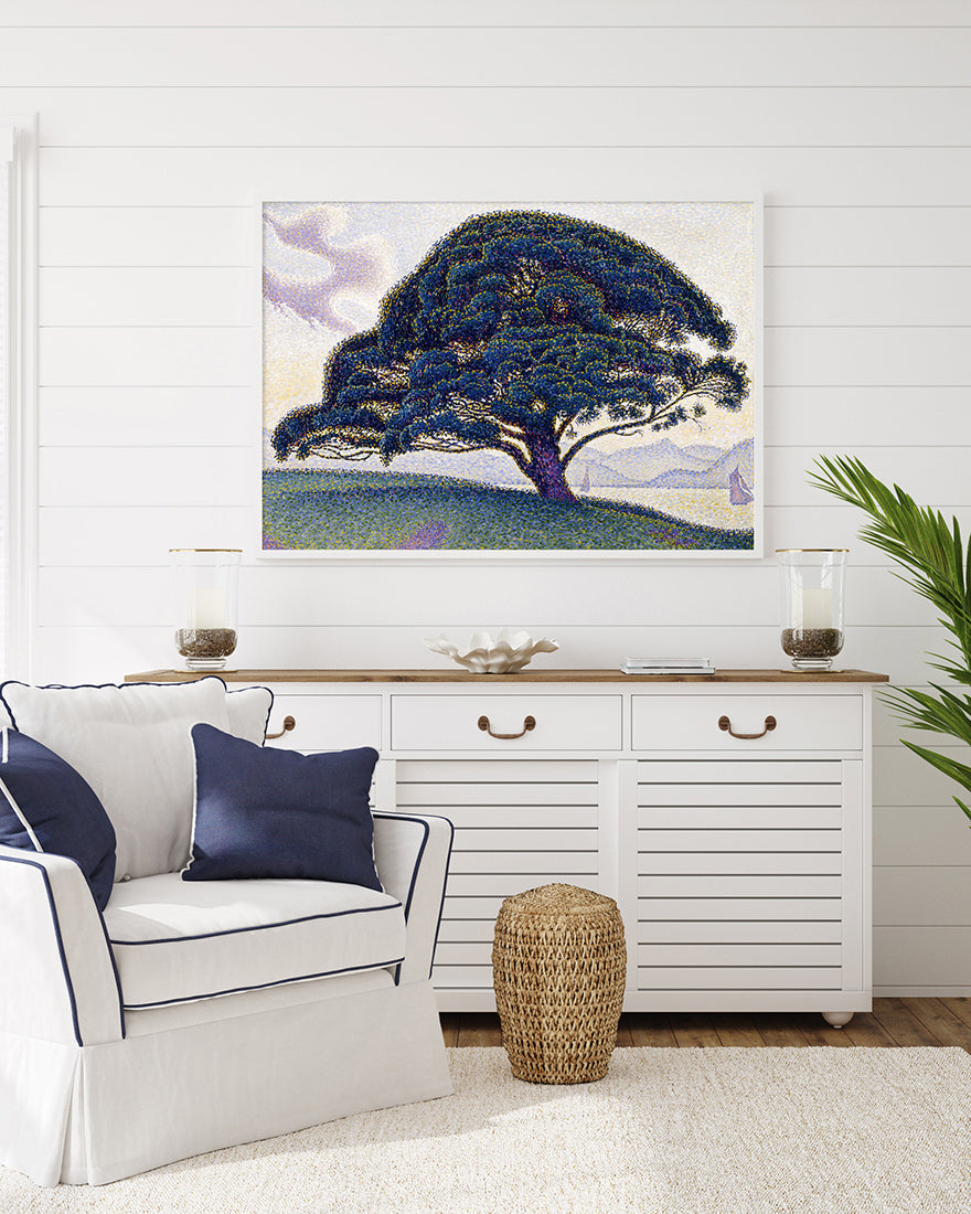 Landschafts-Gemalde Baum in Landschaft Impressionismus