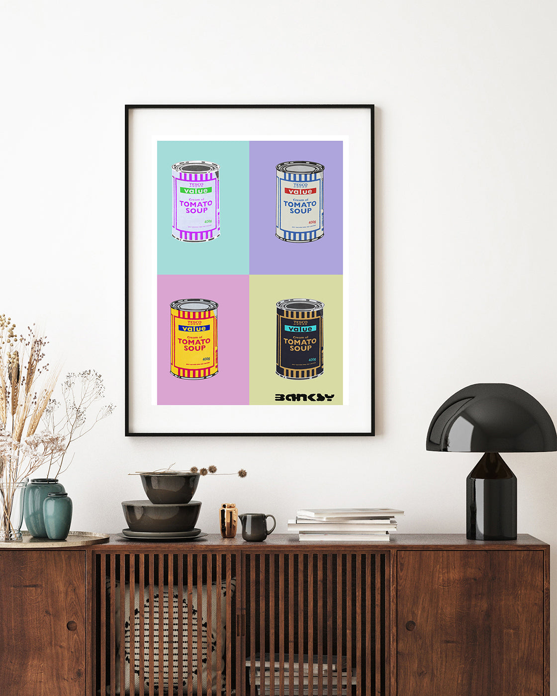 Banksy - Museum-Poster II Pop-Art Dosen Tomato Soup