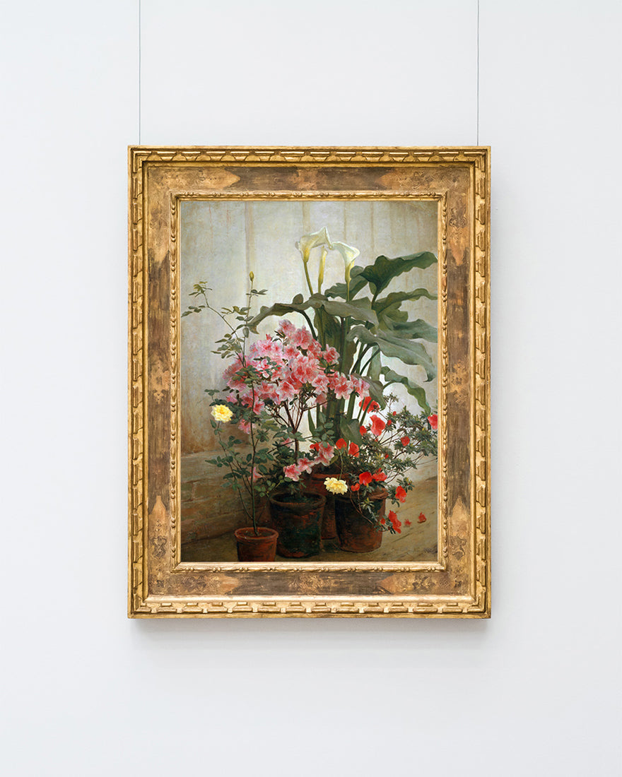 George Cochran Lambdin - Seite eines Gewächshauses