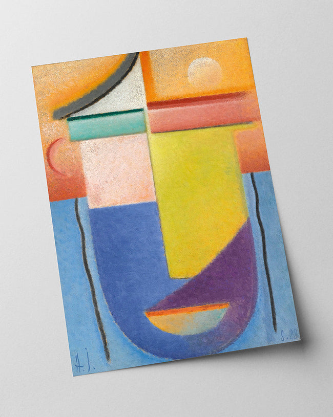 Alexej von Jawlensky - Abstrakter Kopf: Wasser und Licht Main Image