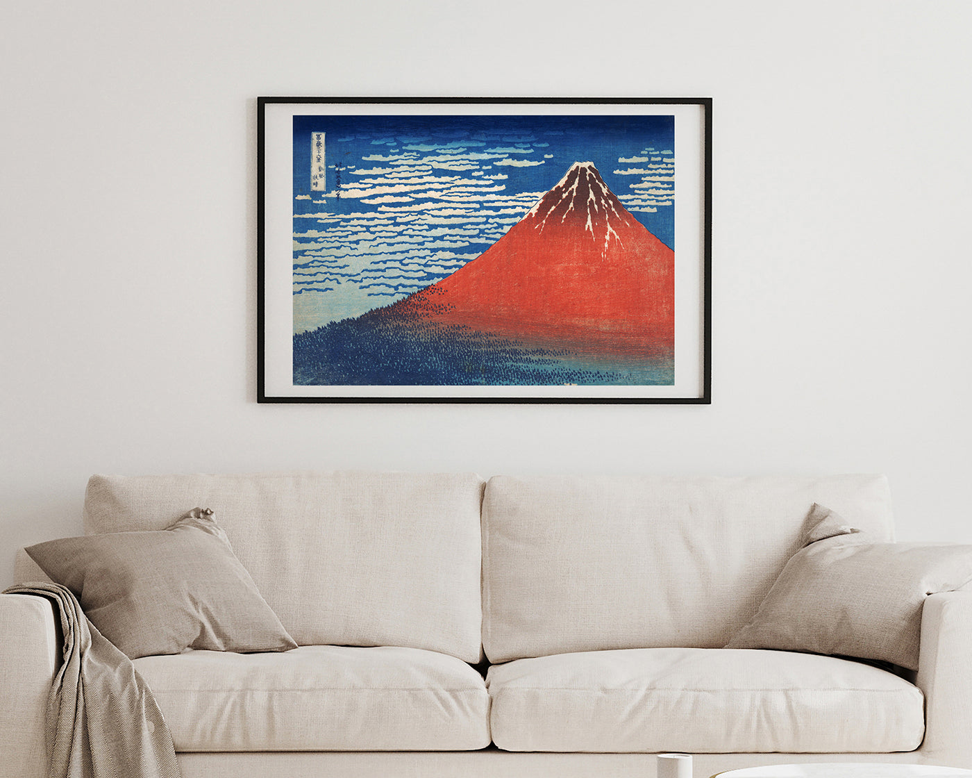 Katsushika Hokusai - Mount Fuji Südwind, klarer Himmel (Gaifū kaisei)