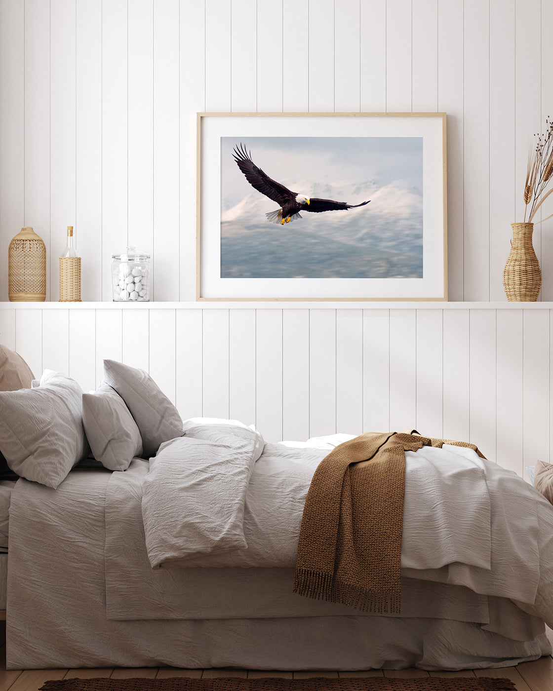 Fliegender Weißkopfseeadler