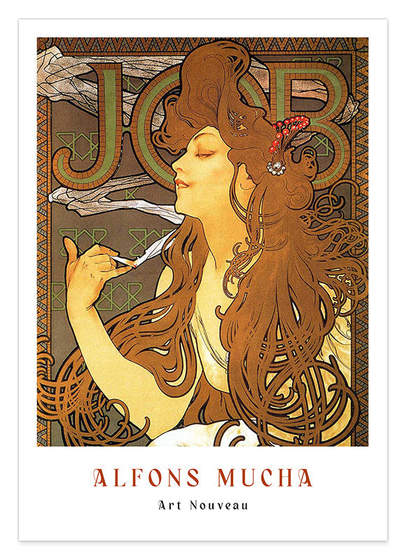 Alfons Mucha - Museum-Poster Rauchende Frau I - JOB Hover Image