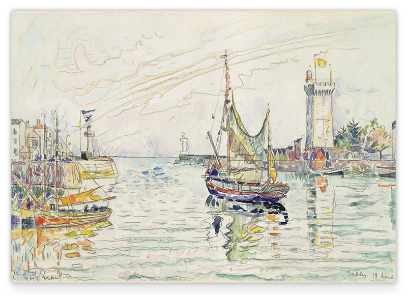 Paul Signac - Ansicht von Les Sables d'Olonne