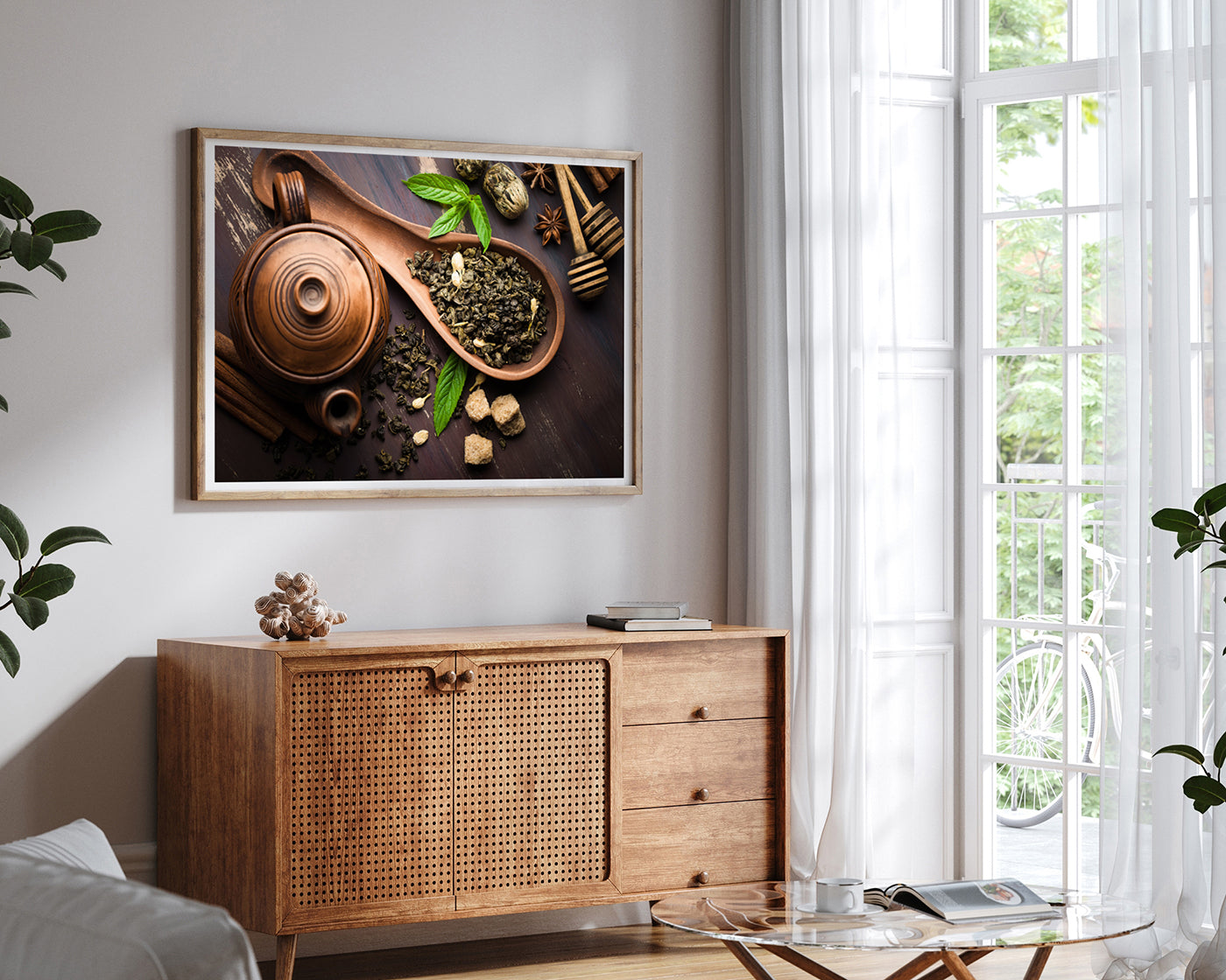 Frische Teezubereitung