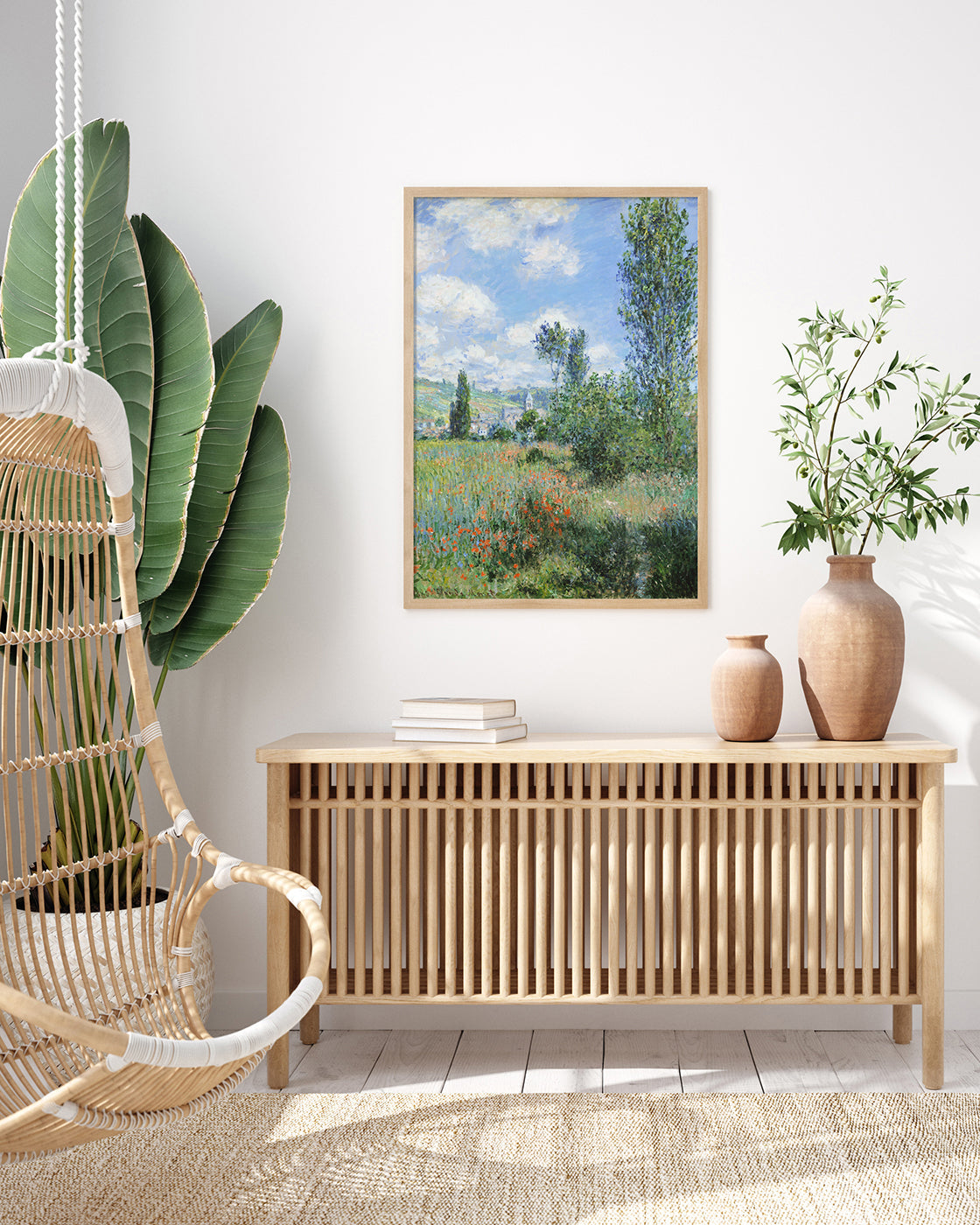 Claude Monet - Aussicht von Vétheuil