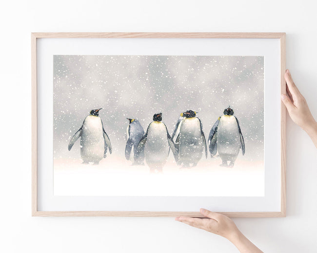 Pinguine im Schnee Main Image