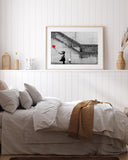 Banksy - Balloon Girl Mädchen mit Luftballon always hope Street Art