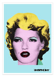 Banksy - Museum-Poster Kate Moss im Pop-Art Stil von Marilyn Monroe