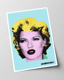 Banksy - Museum-Poster Kate Moss im Pop-Art Stil von Marilyn Monroe