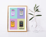 Banksy - Museum-Poster II Pop-Art Dosen Tomato Soup
