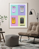 Banksy - Museum-Poster II Pop-Art Dosen Tomato Soup