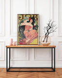 Alfons Mucha - Bohemian woman with black hair