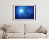 Fischschwarm im Ozean