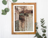 Egon Schiele - Museum-Poster II Segelschiffe Mit Wellenbewegtem Wasser