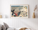 Katsushika Hokusai - Yōrō-Wasserfall in der Provinz Mino (Mino no Yōrō no taki)