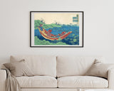 Katsushika Hokusai - Gedicht von Funya no Asayasu