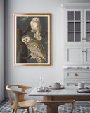 John James Audubon - Weiße Eulen bei Nacht