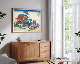 Katsushika Hokusai - Gedicht von Kanke (Sugawara Michizane)