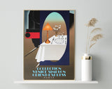 Pierre Fix-Masseau - Art Deco Werbeplakat - Orient-Express