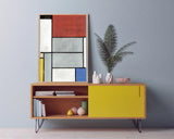 Piet Mondrian - Komposition - Bunte Geometrie