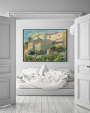 Pierre Auguste Renoir - Blick auf die Post in Cagnes