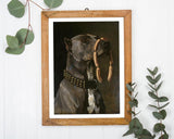 Wilhelm Trübner - Dogge mit Würsten