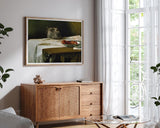 Wilhelm Trübner - Hund will Würstchen klauen