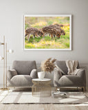 Wildschwein Frischlinge