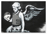 Banksy - Engel mit Totenkopf Death Angel Street Art Graffiti