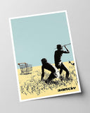 Banksy - Museum-Poster Konsumkritik und Kolonialismus