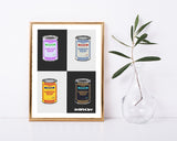Banksy - Museum-Poster I Pop-Art Dosen Tomato Soup