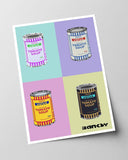 Banksy - Museum-Poster II Pop-Art Dosen Tomato Soup