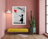 Banksy - Balloon Girl (Mädchen mit Luftballon) Street Art Klassiker