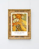 Alfons Mucha - Museum-Poster Frau mit Blumen I