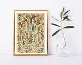 Adolphe Philippe Millot - Vintage Blumen-Übersicht