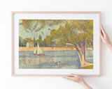 Georges Seurat - Die Seine an der Grand Jatte, Frühling
