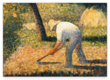 Georges Seurat - Bauer mit Hacke