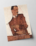 Egon Schiele - Museum-Poster II Portrait Von Arthur Rössler