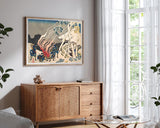 Katsushika Hokusai - Yōrō-Wasserfall in der Provinz Mino (Mino no Yōrō no taki)