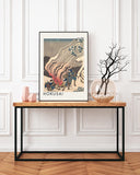 Katsushika Hokusai - Museum-Poster Gedicht von Minamoto no Muneyuki Ason