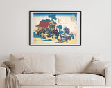 Katsushika Hokusai - Gedicht von Kanke (Sugawara Michizane)