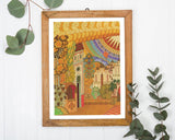 Ivan Bilibin - Sonnenschein Über Stadt II