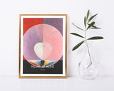 Hilma af Klint - Museum-Poster Doves, Nr. 2