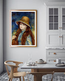 Pierre-Auguste Renoir - Mädchen mit Strohhut